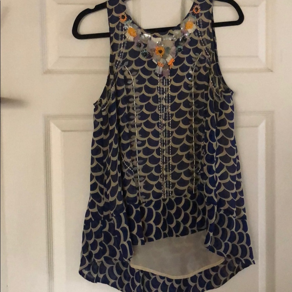 Beautiful Anthropologie tank blouse